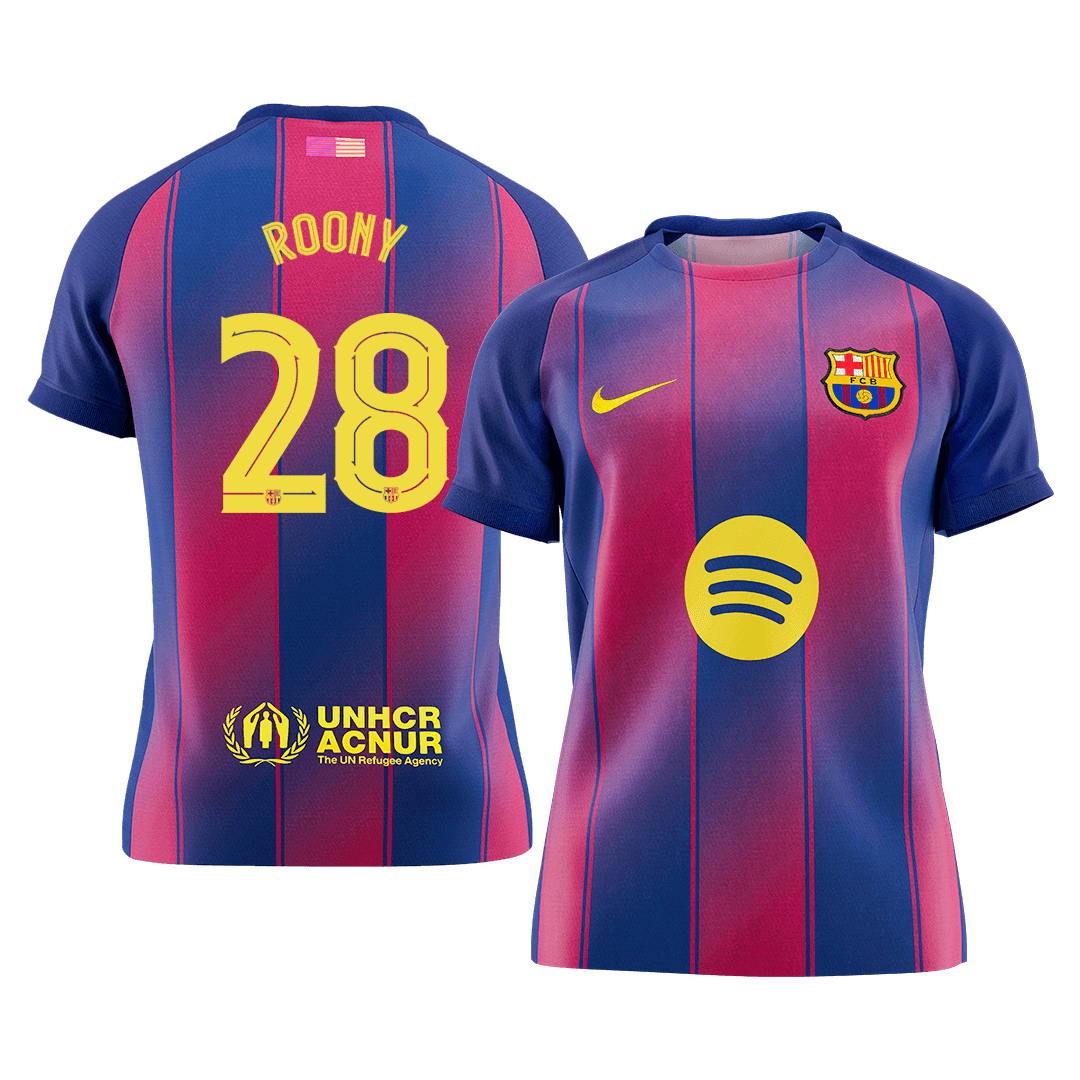 ROONY #28 Barcelona Home Soccer Jersey 2025/26 - UCL - Soccerdeal