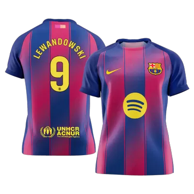 LEWANDOWSKI #9 Barcelona Home Soccer Jersey 2025/26 - Soccerdeal