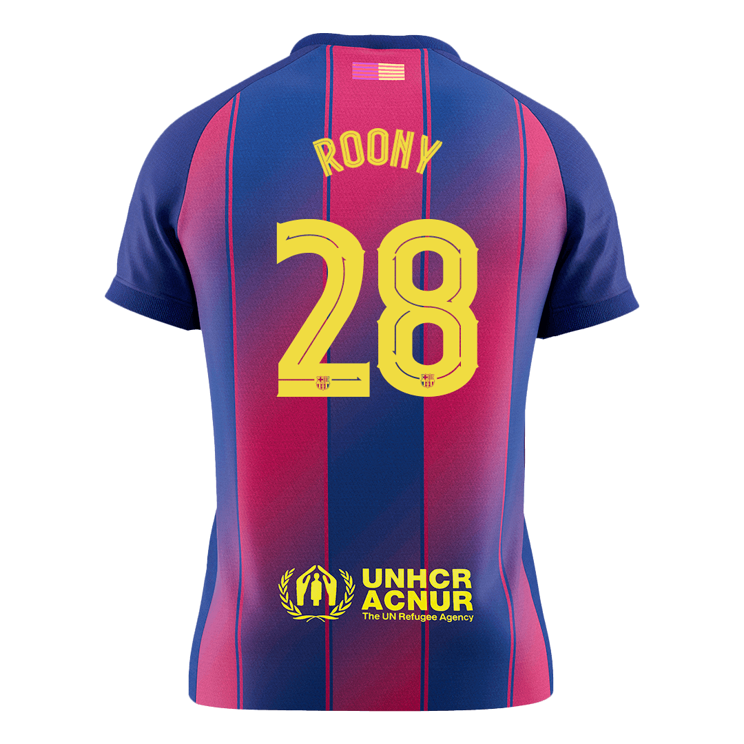 ROONY #28 Barcelona Home Soccer Jersey 2025/26 - UCL - Soccerdeal