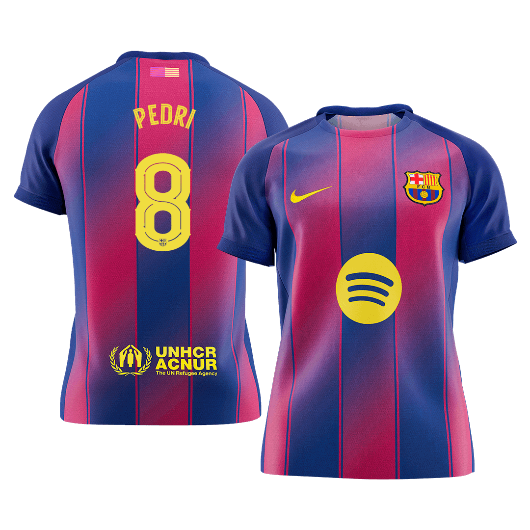 PEDRI #8 Barcelona Home Soccer Jersey 2025/26 - UCL - Soccerdeal