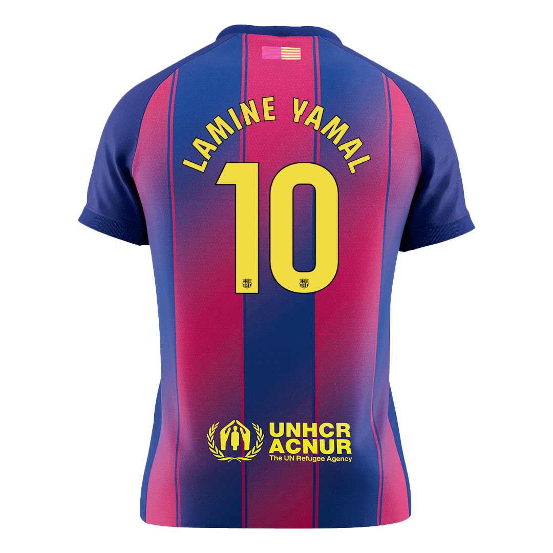 LAMINE YAMAL #10 Barcelona Home Soccer Jersey 2025/26 - Soccerdeal