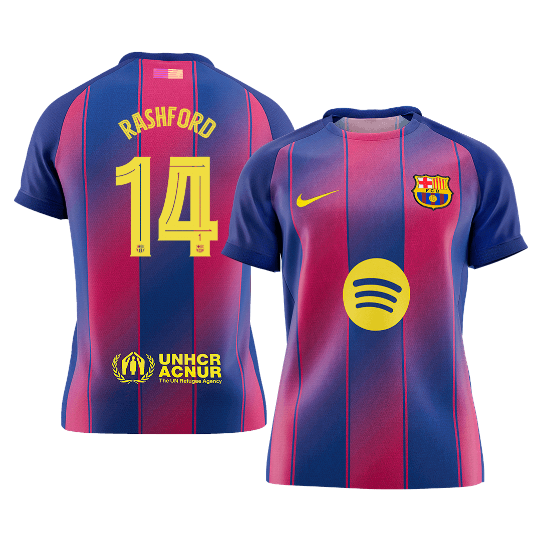 RASHFORD #14 Barcelona Home Soccer Jersey 2025/26 - UCL - Soccerdeal