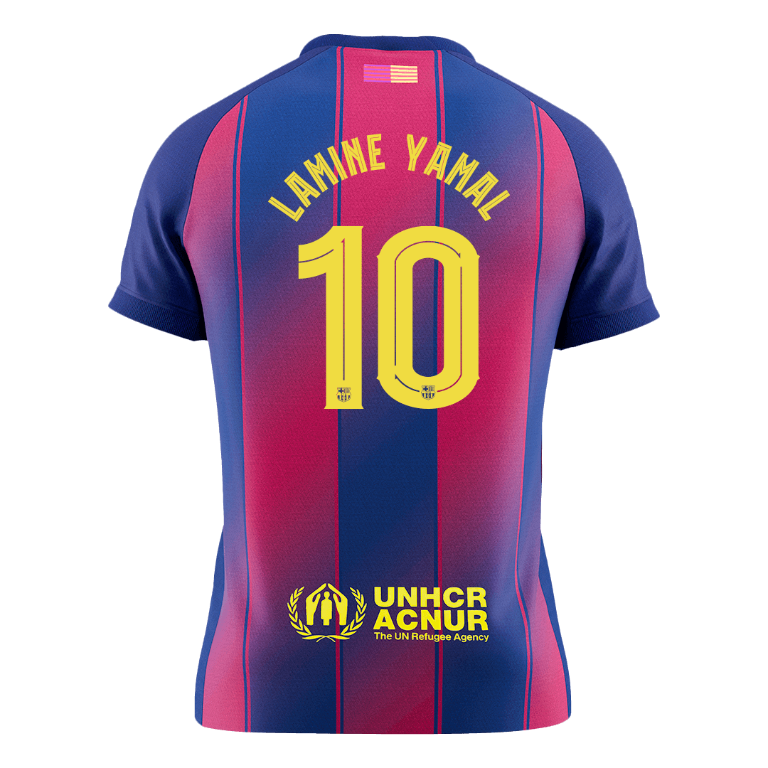 LAMINE YAMAL #10 Barcelona Home Soccer Jersey 2025/26 - UCL - Soccerdeal