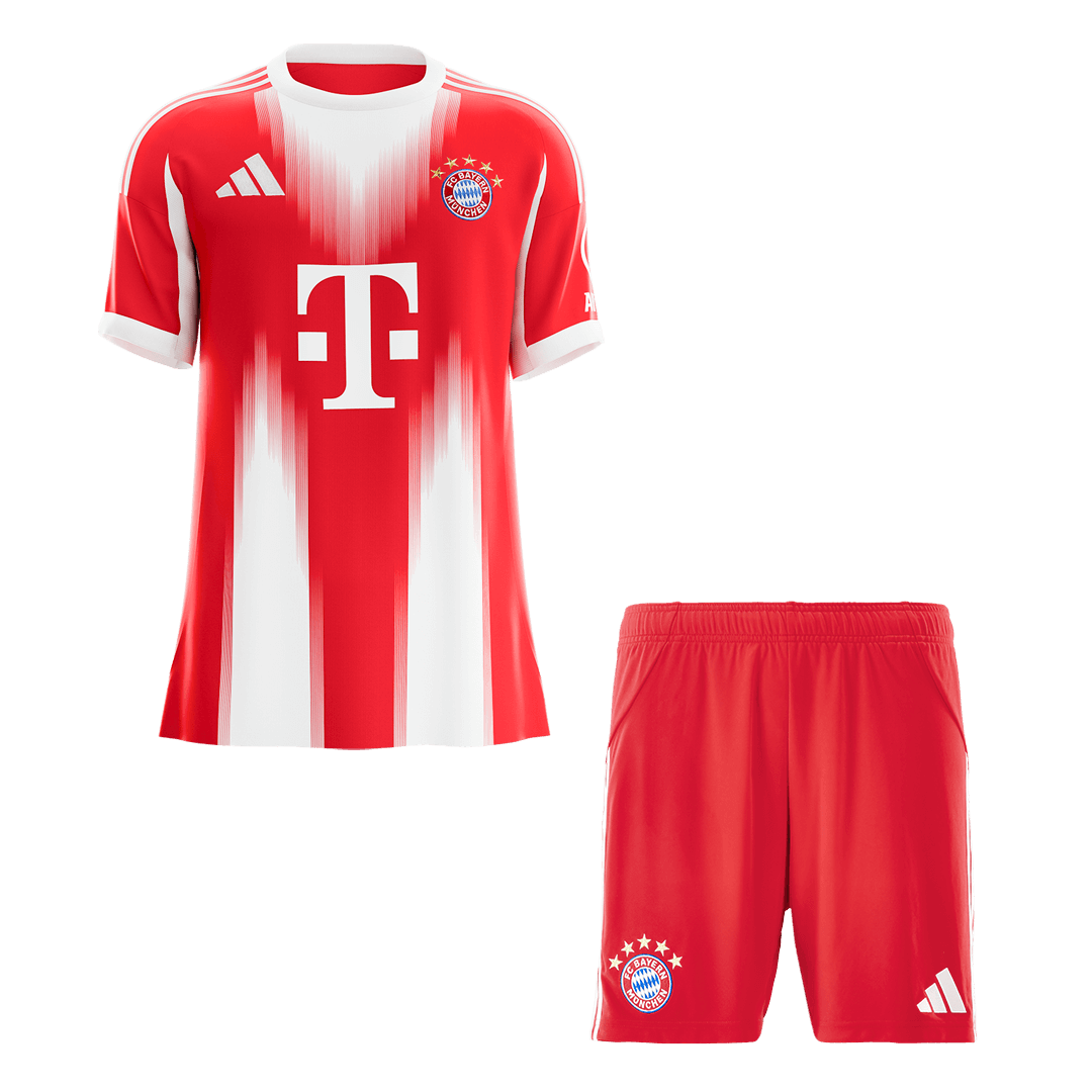 Bayern Munich Home Soccer Jersey Kit(Jersey+Shorts) 2025/26 - Soccerdeal