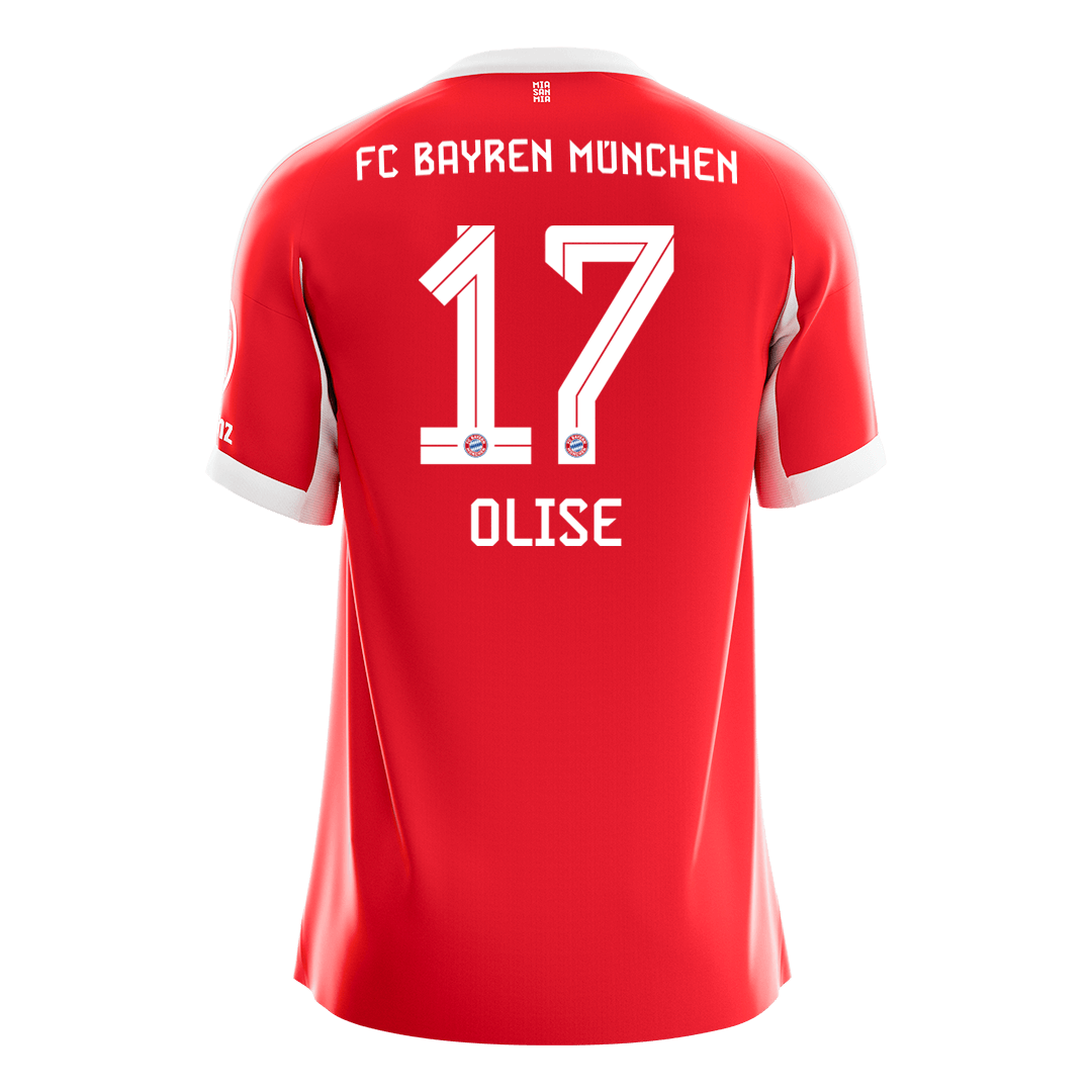 OLISE #17 Bayern Munich Home Soccer Jersey 2025/26 - Soccerdeal