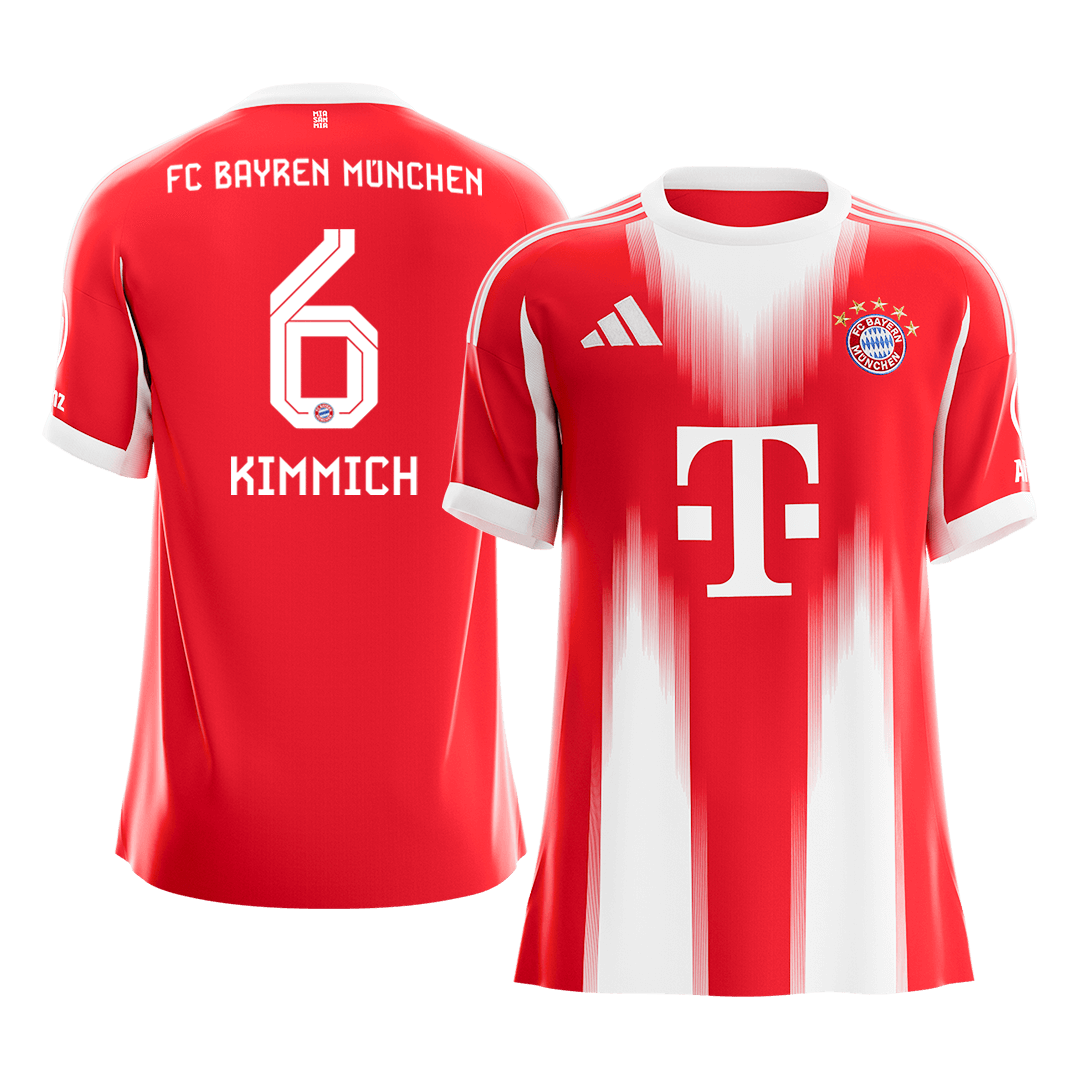 KIMMICH #6 Bayern Munich Home Soccer Jersey 2025/26 - Soccerdeal
