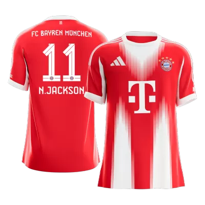 N.JACKSON #11 Bayern Munich Home Soccer Jersey 2025/26 - Soccerdeal