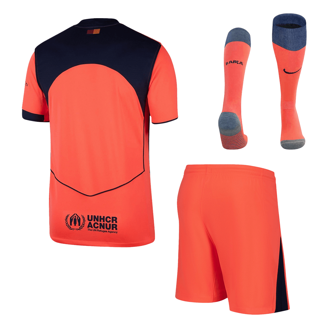 Barcelona Third Away Soccer Jersey Kit(Jersey+Shorts+Socks) 2025/26 - Soccerdeal
