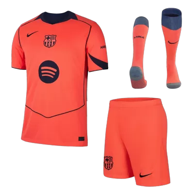 Barcelona Third Away Soccer Jersey Kit(Jersey+Shorts+Socks) 2025/26 - Soccerdeal
