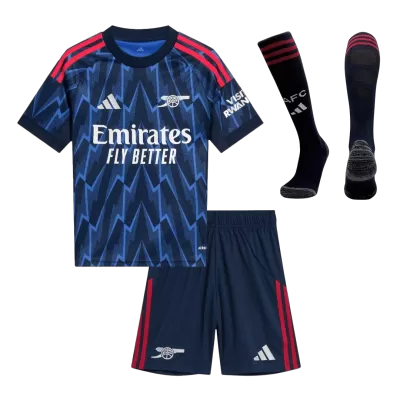 Kid's Arsenal Away Soccer Jersey Kit(Jersey+Shorts+Socks) 2025/26 - Soccerdeal