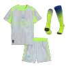 Kid's Manchester City Third Away Soccer Jersey Kit(Jersey+Shorts+Socks) 2025/26 - Soccerdeal
