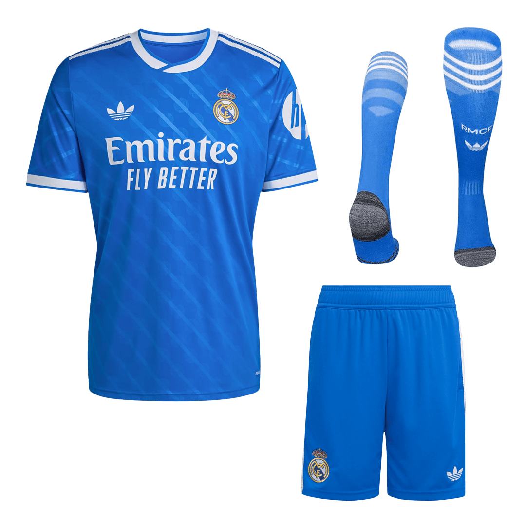 Real Madrid Third Away Soccer Jersey Kit(Jersey+Shorts+Socks) 2025/26 - Soccerdeal
