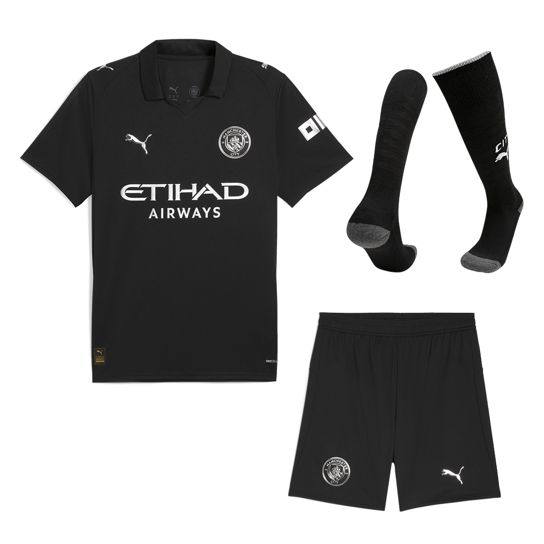 Manchester City Away Soccer Jersey Kit(Jersey+Shorts+Socks) 2025/26 - Soccerdeal