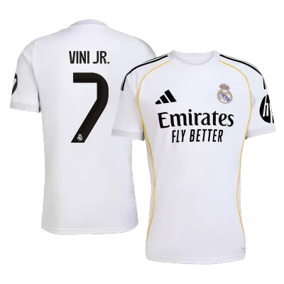 VINI JR. #7 Real Madrid Home Soccer Jersey 2025/26 - Soccerdeal