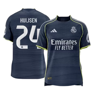 Authentic HUIJSEN #24 Real Madrid Away Soccer Jersey 2025/26 - Soccerdeal
