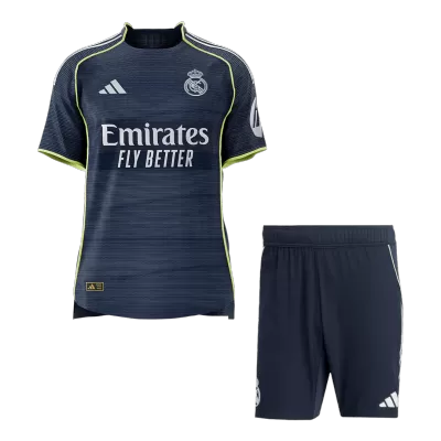 Authentic Real Madrid Away Soccer Jersey Kit(Jersey+Shorts) 2025/26 - Soccerdeal