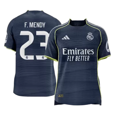 Authentic F.MENDY #23 Real Madrid Away Soccer Jersey 2025/26 - Soccerdeal