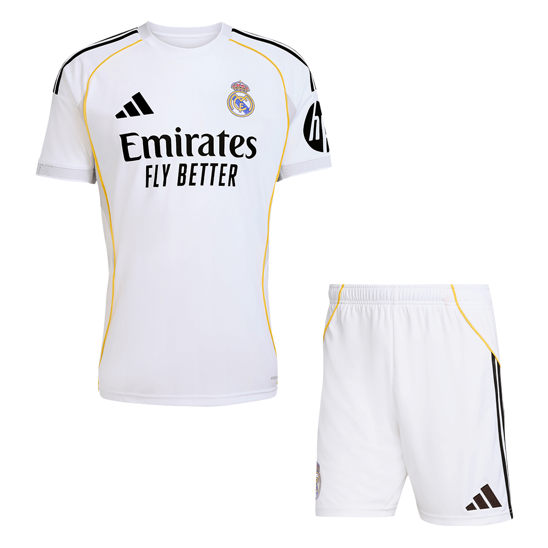 Real Madrid Home Soccer Jersey Kit(Jersey+Shorts) 2025/26 - Soccerdeal