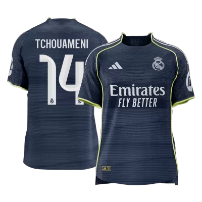 Authentic TCHOUAMENI #14 Real Madrid Away Soccer Jersey 2025/26 - Soccerdeal