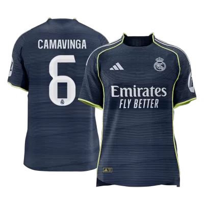 Authentic CAMAVINGA #6 Real Madrid Away Soccer Jersey 2025/26 - Soccerdeal