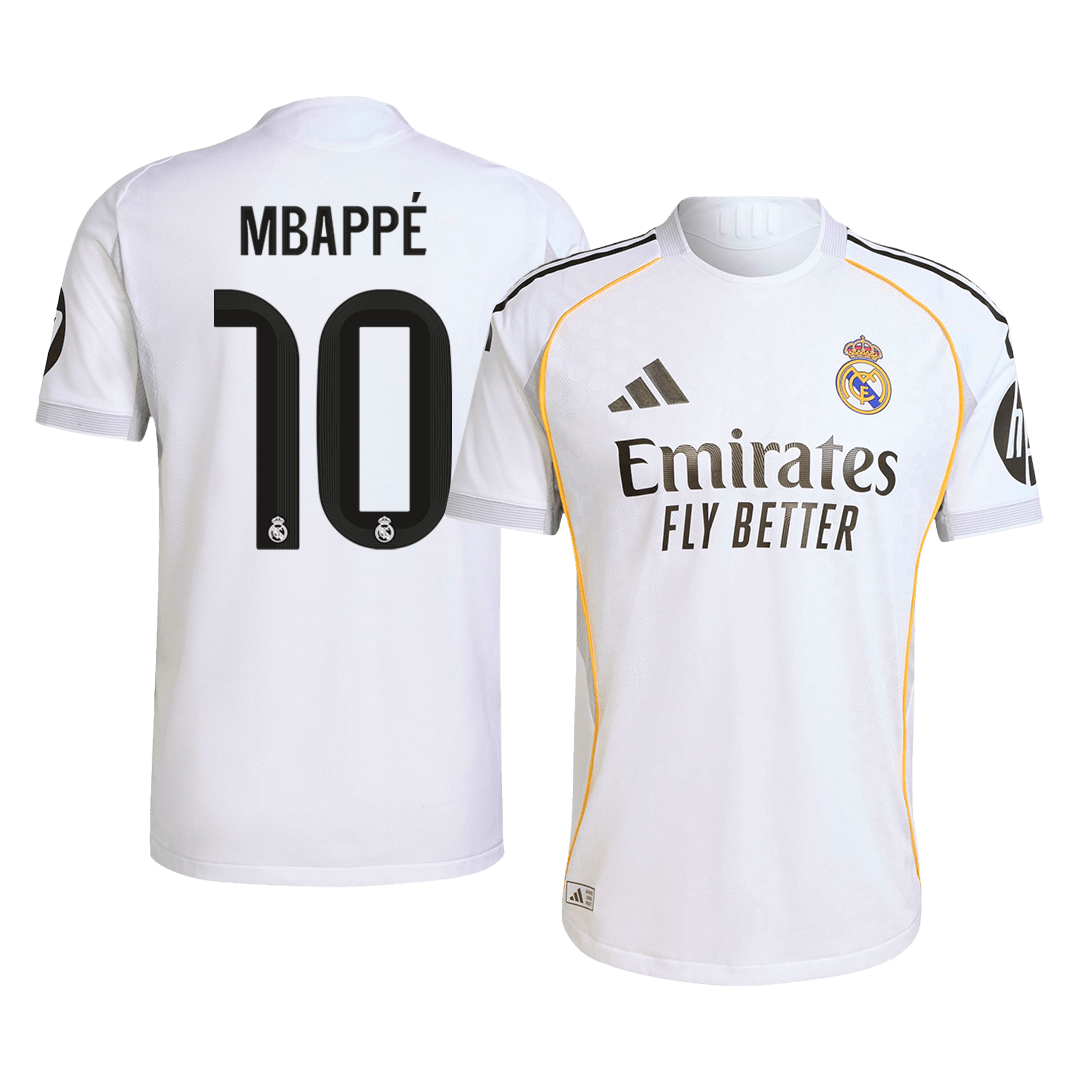 MBAPPÉ #10 Real Madrid Home Soccer Jersey 2025/26 - Soccerdeal