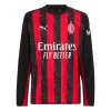 AC Milan Home Long Sleeve Soccer Jersey 2025/26 - Soccerdeal