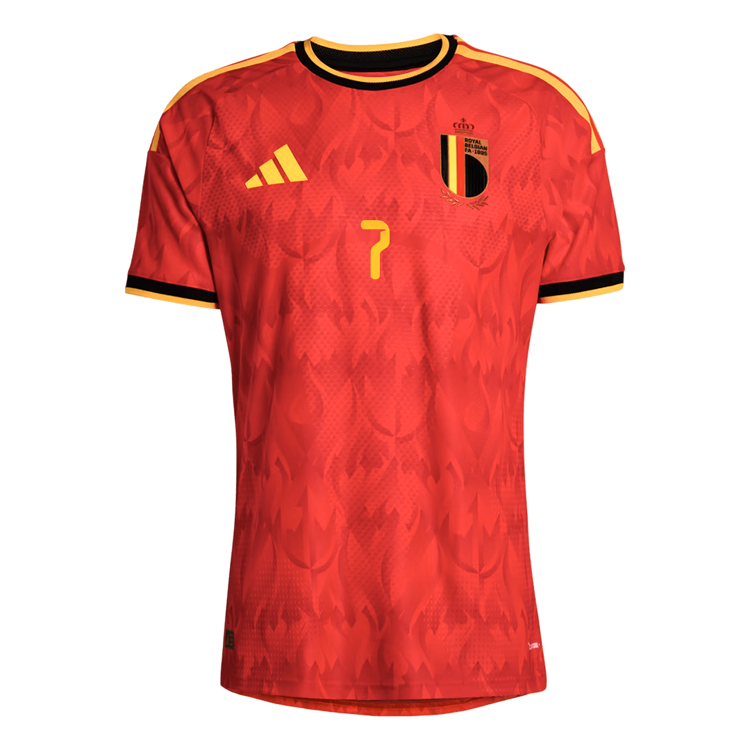 DE BRUYNE #7 Belgium Home Soccer Jersey 2026 Player Version - Soccerdeal