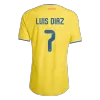 LUIS DíAZ #7 Colombia Home Soccer Jersey 2026 Player Version - Soccerdeal