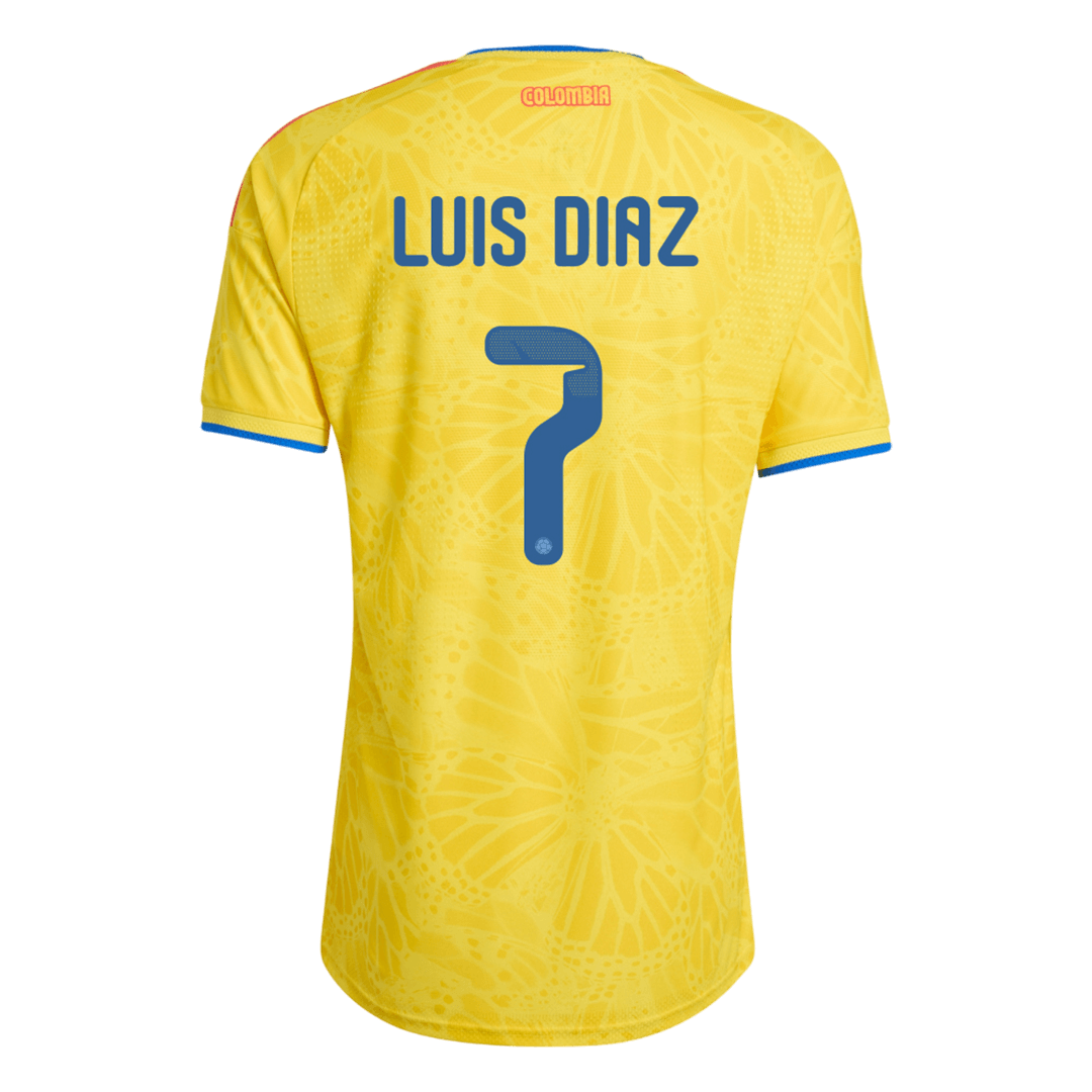 LUIS DíAZ #7 Colombia Home Soccer Jersey 2026 Player Version - Soccerdeal