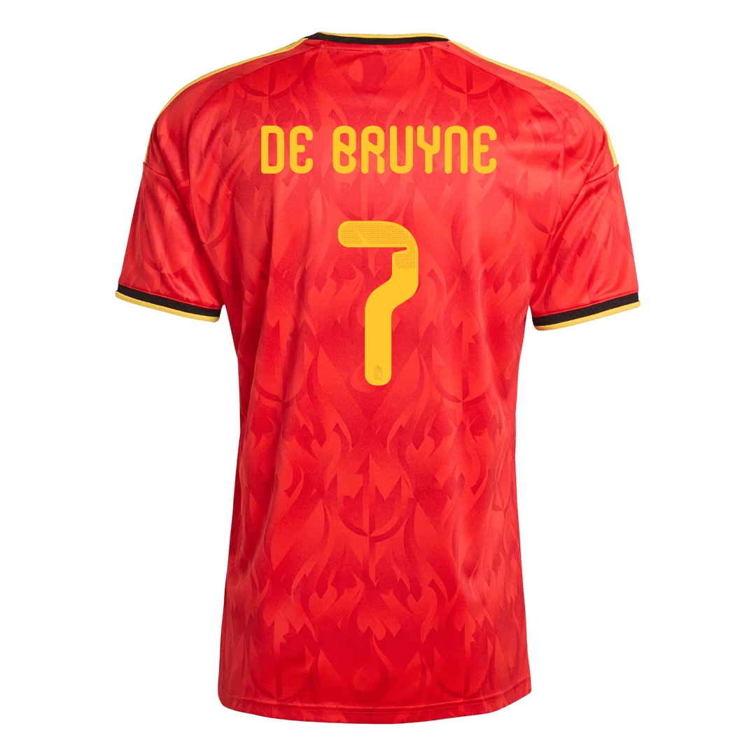 DE BRUYNE #7 Belgium Home Soccer Jersey 2026 - Soccerdeal