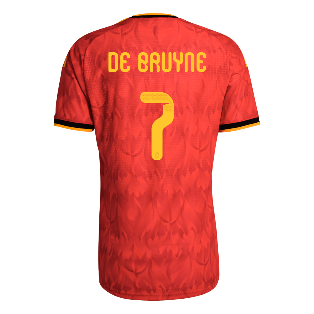 DE BRUYNE #7 Belgium Home Soccer Jersey 2026 Player Version - Soccerdeal