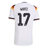 WIRTZ #17 Germany Home Soccer Jersey 2026 Player Version - Soccerdeal