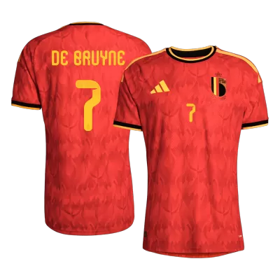 DE BRUYNE #7 Belgium Home Soccer Jersey 2026 Player Version - Soccerdeal