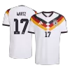 WIRTZ #17 Germany Home Soccer Jersey 2026 Player Version - Soccerdeal