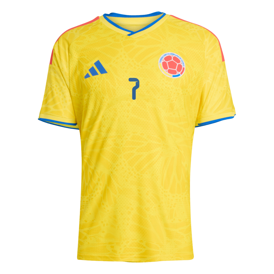 LUIS DíAZ #7 Colombia Home Soccer Jersey 2026 Player Version - Soccerdeal