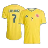 LUIS DíAZ #7 Colombia Home Soccer Jersey 2026 Player Version - Soccerdeal