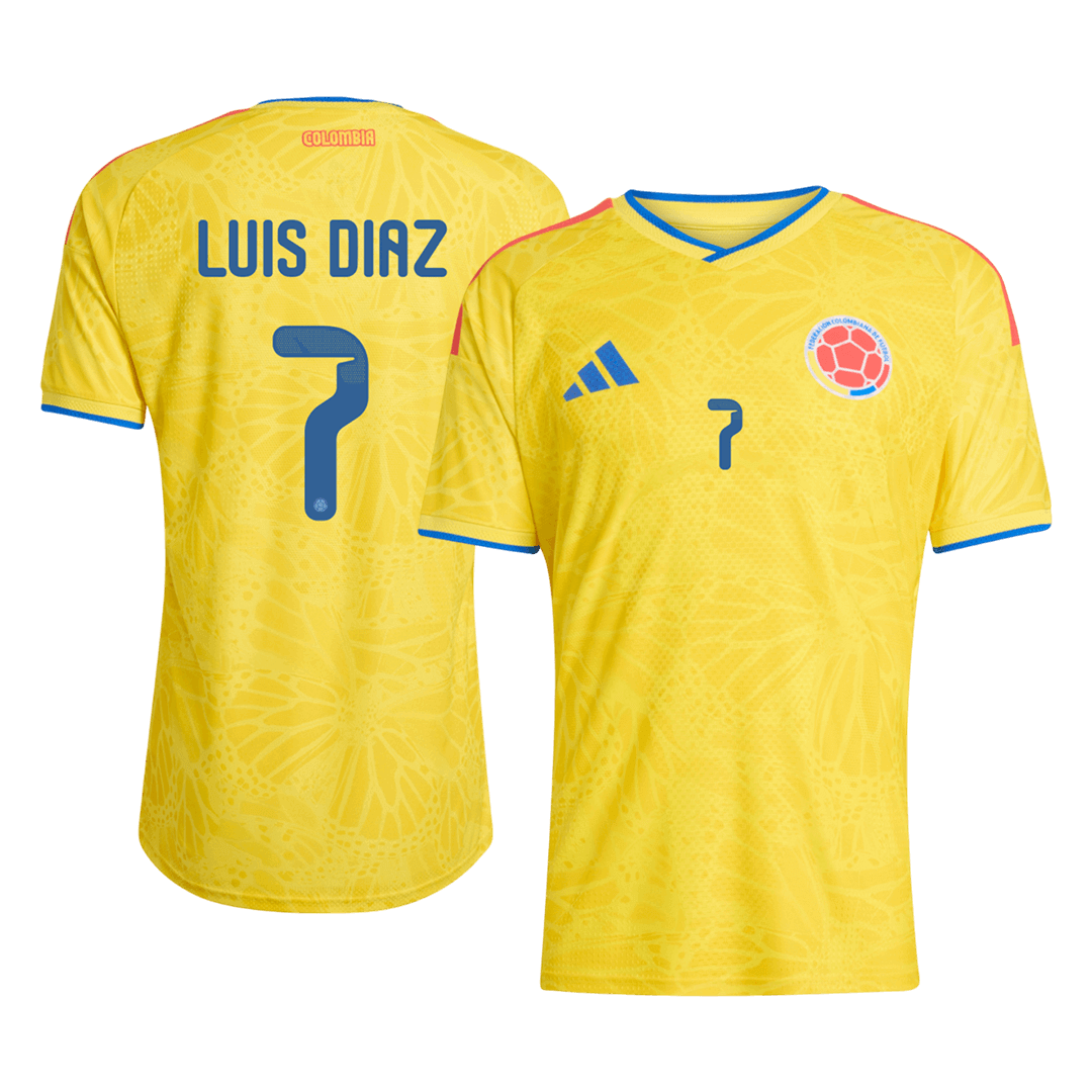 LUIS DíAZ #7 Colombia Home Soccer Jersey 2026 Player Version - Soccerdeal
