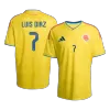 LUIS DíAZ #7 Colombia Home Soccer Jersey 2026 - Soccerdeal