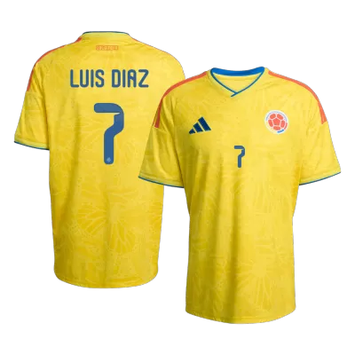 LUIS DíAZ #7 Colombia Home Soccer Jersey 2026 - Soccerdeal