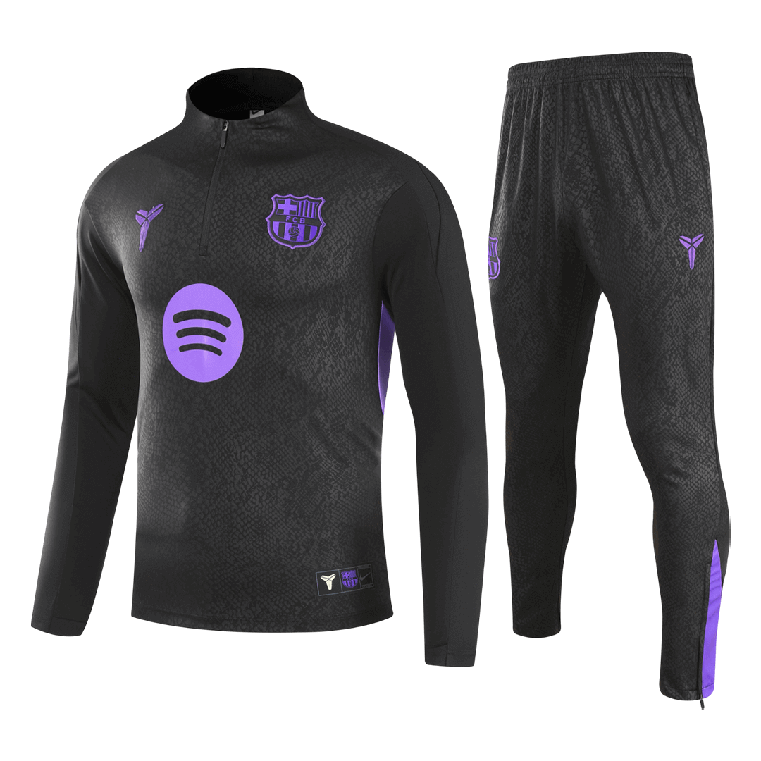 Barcelona Zipper Sweatshirt Kit(Top+Pants) 2025/26 - Soccerdeal