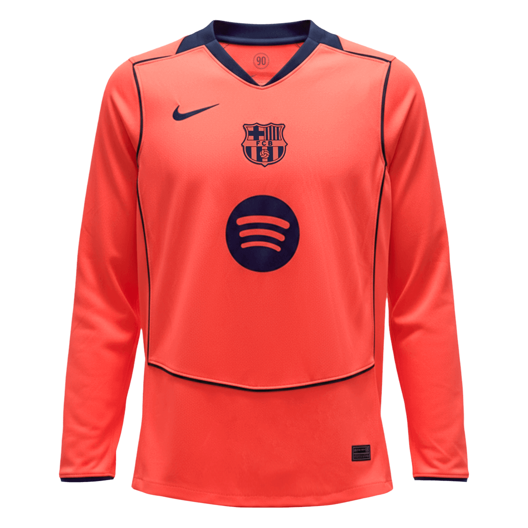 Barcelona Third Away Long Sleeve Soccer Jersey 2025/26 - Soccerdeal