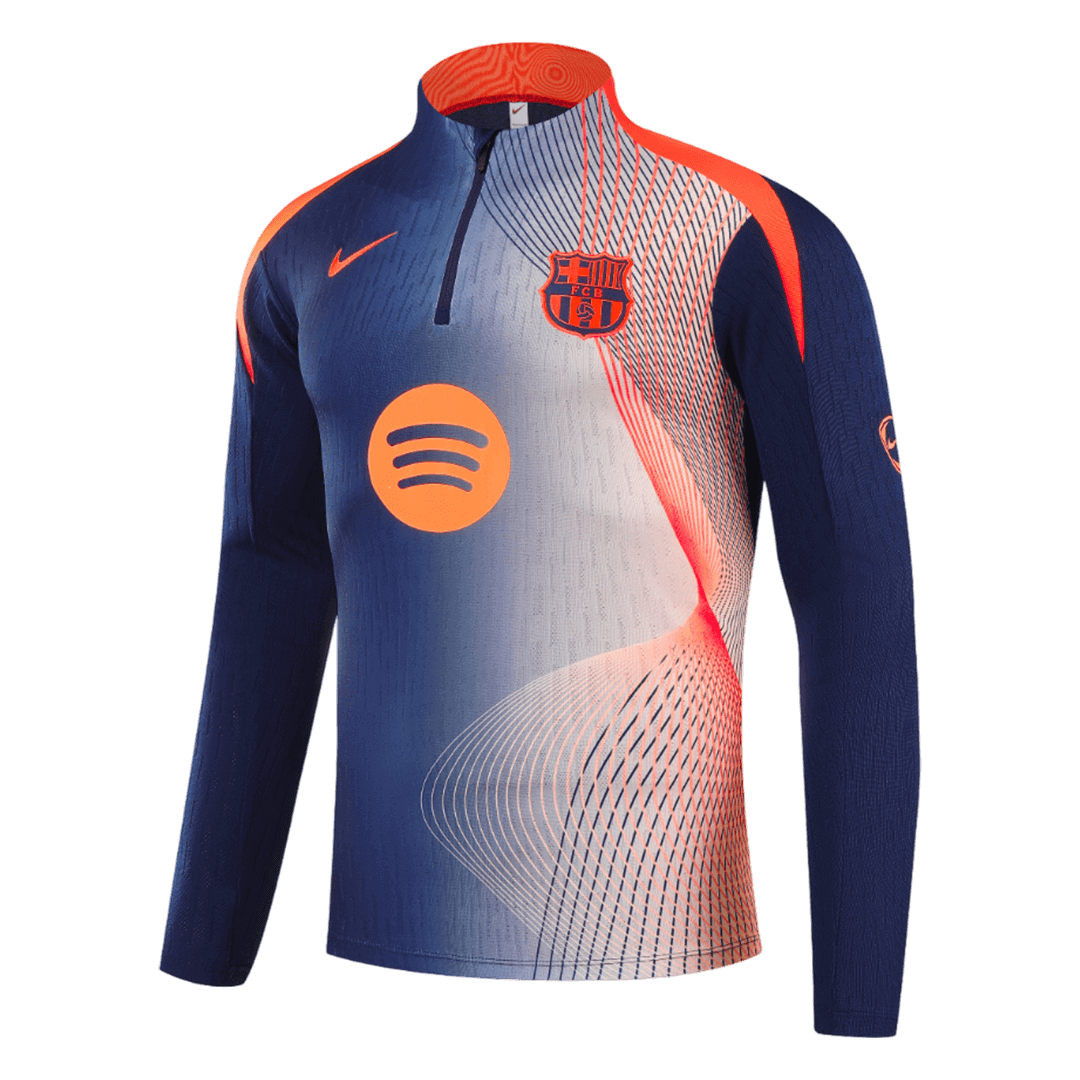 Barcelona Zipper Sweatshirt Kit(Top+Pants) 2025/26 - Soccerdeal