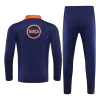 Kid's Barcelona Zipper Sweatshirt Kit(Top+Pants) 2025/26 - Soccerdeal