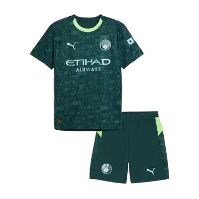 Kid's Manchester City Soccer Jersey Kit(Jersey+Shorts) 2025/26 - Soccerdeal
