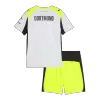 Kid's Borussia Dortmund Away Soccer Jersey Kit(Jersey+Shorts) 2025/26 - Soccerdeal