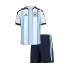 Kid's Argentina Home Soccer Jersey Kit(Jersey+Shorts) 2025/26 - Soccerdeal