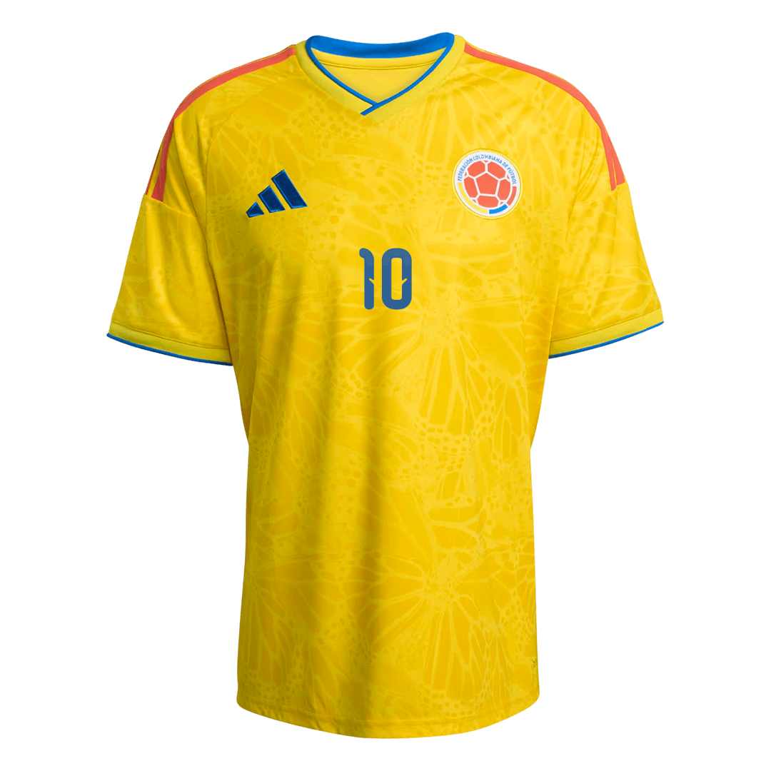 JAMES #10 Colombia Home Soccer Jersey 2026 - Soccerdeal