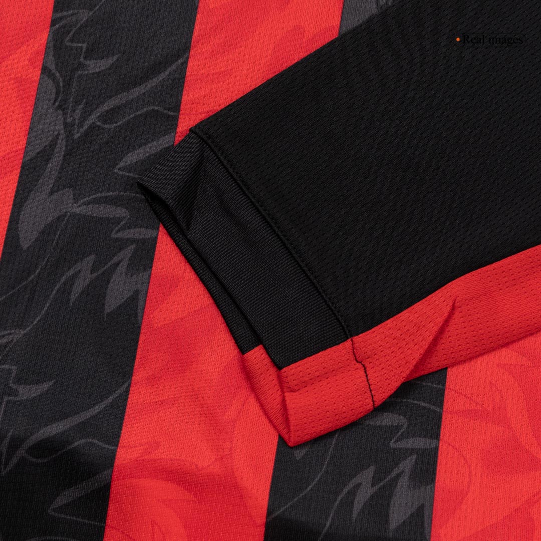 AC Milan Home Long Sleeve Soccer Jersey 2025/26 - Soccerdeal