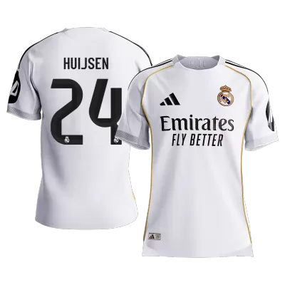Authentic HUIJSEN #24 Real Madrid Home Soccer Jersey 2025/26 - Soccerdeal