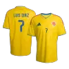 LUIS DíAZ #7 Colombia Home Soccer Jersey 2026 - Soccerdeal